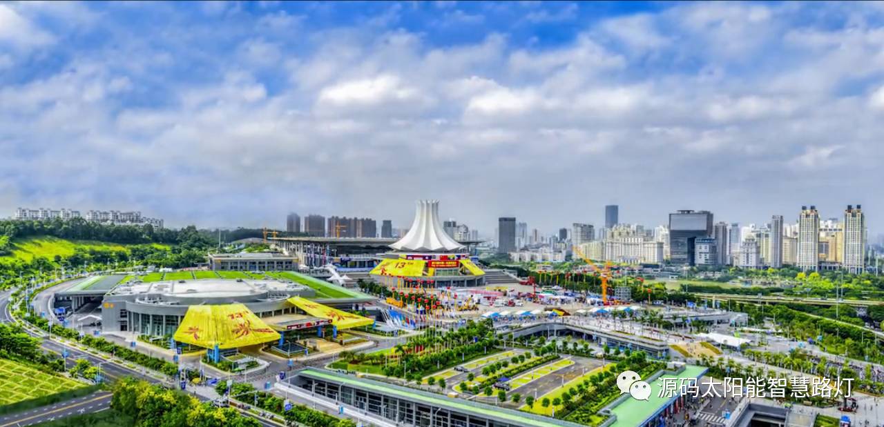 太陽能路燈，太陽能路燈廠家，太陽能平板燈，東盟博覽會(huì)