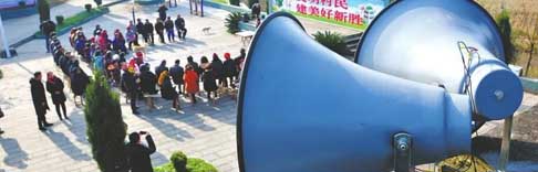 源碼太陽能路燈助力“村村響”建設(shè)，讓惠民聲音家家通