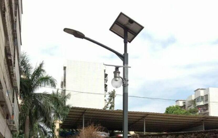 太陽能路燈的防盜方法。